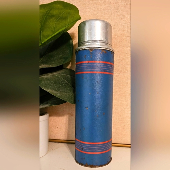 Vintage Blue Keapsit Thermos - Large - Picture 2 of 6